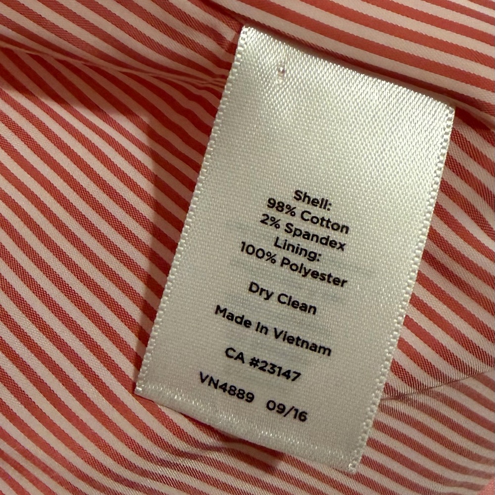 Talbots Pink and White Gingham Blazer - Picture 4 of 4